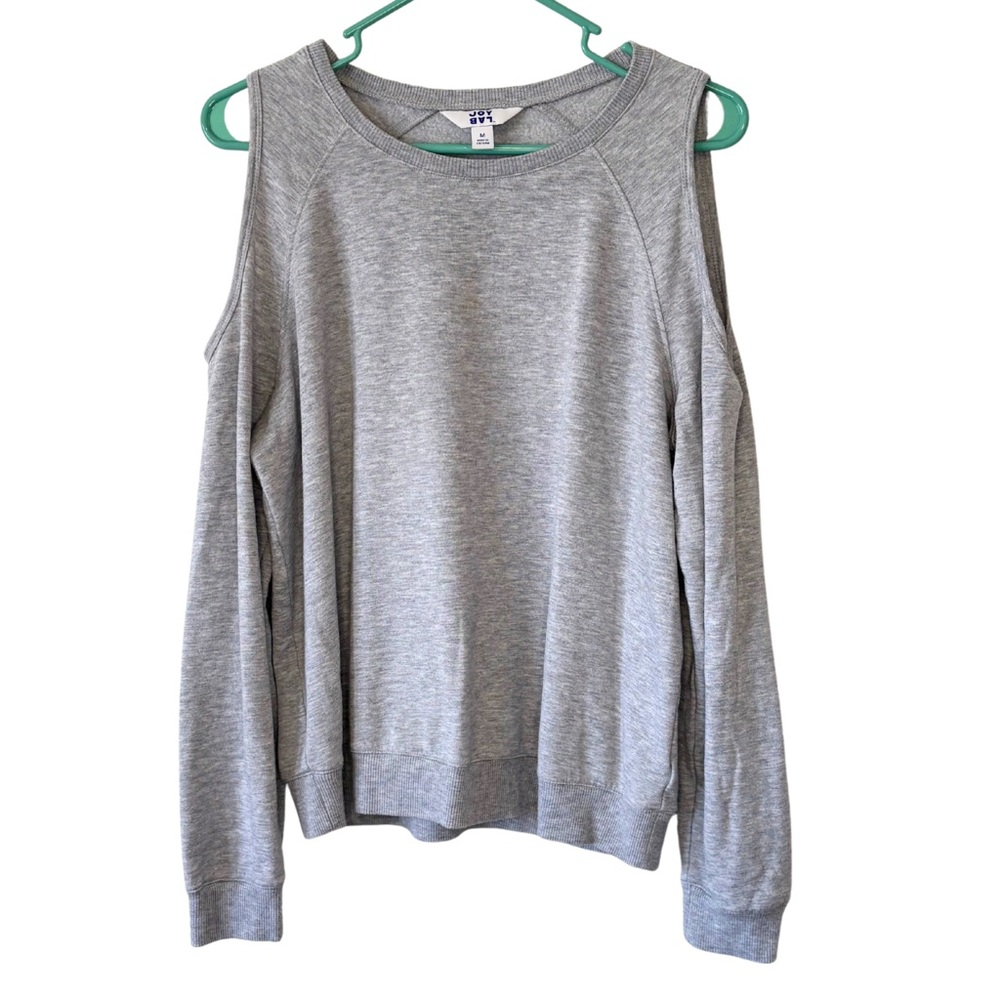 3/$20 JoyLab Gray Cold Shoulder Sweatshirt
